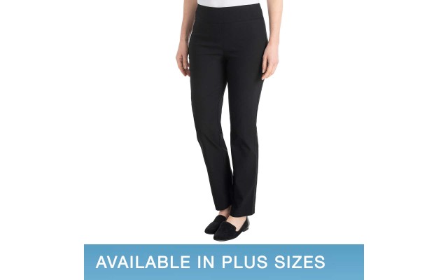  Ladies' Pull-on Pant, Black, Large