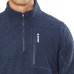  Men’s ¼ Zip Pullover, Blue, Large