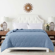 Honeycomb Microfiber Down Alternative Blanket