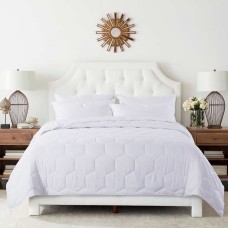 Honeycomb Microfiber Down Alternative Blanket