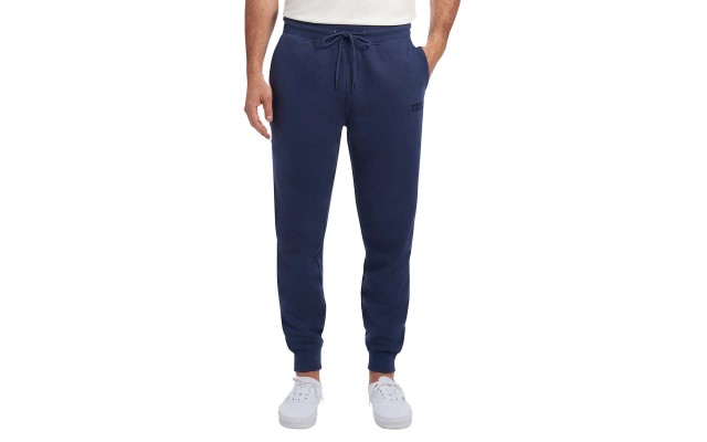  Men’s Fleece Jogger, Blue, Large