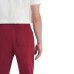  Men’s Fleece Jogger, Red, Large
