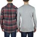  Men’s Flannel + Thermal, 2-pack, Gray, 3X-Large