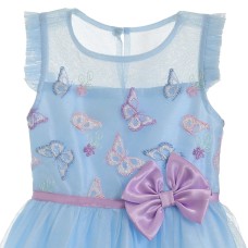 Jona Michelle Kids' Spring Dress, Blue