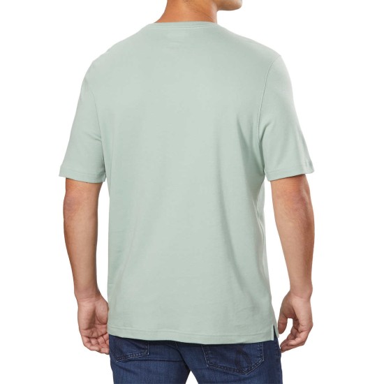  Men’s Peruvian Pima Cotton Tee, 2-Pack, Blue, Medium