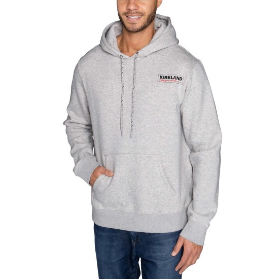  Unisex Logo Hoodie, Gray, Men's Small/Women's Medium