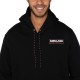  Unisex Logo Hoodie, Black, Men's Large/Women's X-Large