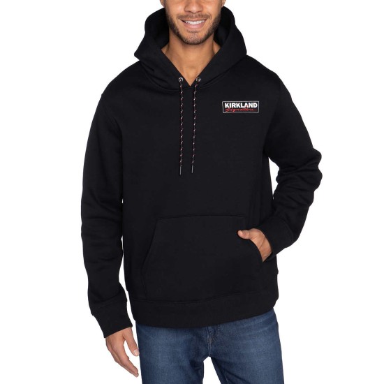  Unisex Logo Hoodie, Black, Men's Small/Women's Medium