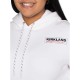  Unisex Logo Hoodie, White, Men's Small/Women's Medium