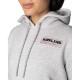  Unisex Logo Hoodie, Gray, Men's Small/Women's Medium