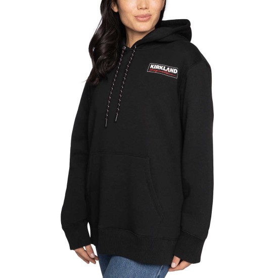  Unisex Logo Hoodie, Black, Men's Small/Women's Medium