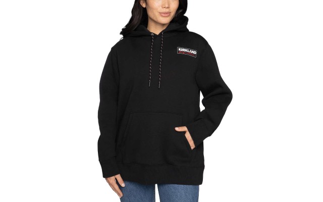  Unisex Logo Hoodie, Black, Men's Large/Women's X-Large