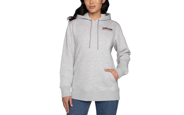  Unisex Logo Hoodie, Gray, Men's X-Large/Women's XX-Large