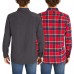  Men's Flannel Shirt, 2-pack, Gray, X-Large Tall