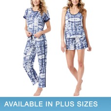 Lucky Brand Ladies' 4-Piece Pajama Set