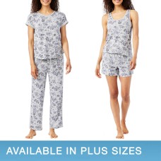 Lucky Brand Ladies' 4-Piece Pajama Set