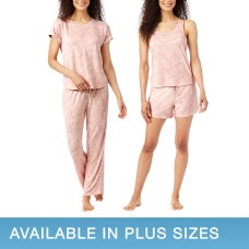 Lucky Brand Ladies' 4-Piece Pajama Set