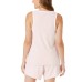  Ladies' 4-piece Terry Pajama Set, Pink, Medium
