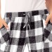  Ladies' Lounge Pant 2-pack, Black, Medium