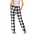  Ladies' Lounge Pant 2-pack, Black, Medium