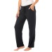  Ladies' Lounge Pant 2-pack, Black, Medium