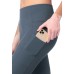  Ladies' Ribbed Legging, Blue, X-Small
