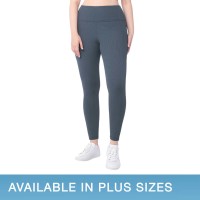 Lukka Lux Ladies' Ribbed Legging, Blue, 2X