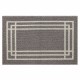  Skid Resistant Latex Backing New Generation Rug, Gray