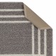  Skid Resistant Latex Backing New Generation Rug, Gray