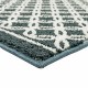  Skid Resistant Latex Backing New Generation Rug, Blue