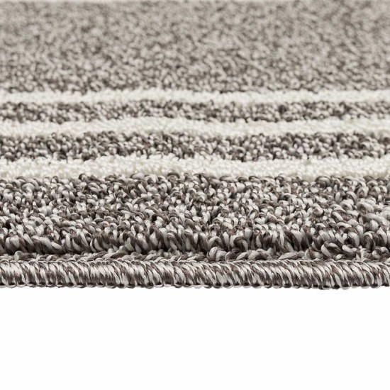  Skid Resistant Latex Backing New Generation Rug, Gray