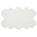  Faux Fur Quad Rug, Ivory, 3 ft. 7 in. x 5 ft. 10 in.