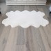  Faux Fur Quad Rug, Ivory, 3 ft. 7 in. x 5 ft. 10 in.