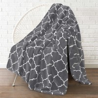 Monte & Jardin Ultra Plush Throw, Gray
