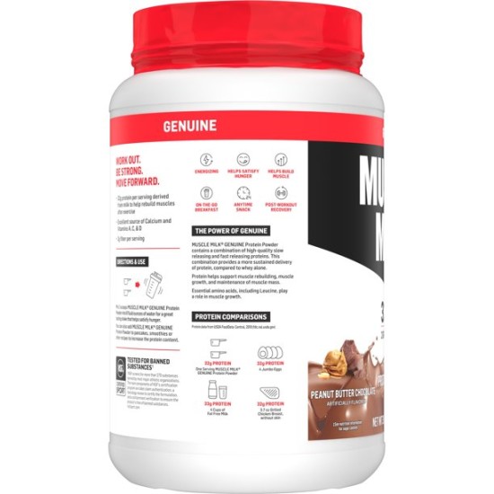  Genuine Protein Powder, 32g Protein, Peanut Butter Chocolate