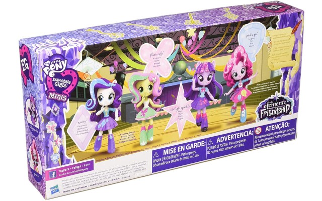 My Little Pony, Equestria Girls Minis, The Elements of Friendship Sparkle Collection, 4 Pc
