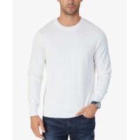 Nautica Men’s Classic-Fit Sweatshirt (White, XL)