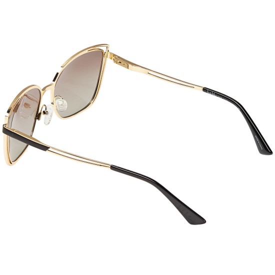  Martinique C02 Matte Black Gold Polarized Sunglasses