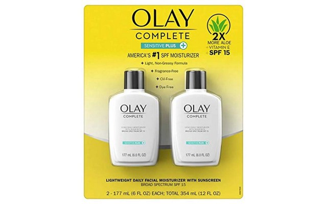  Complete Sensitive Plus, 6 Fl Oz SPF 15 Vitamin E 2X More Aloe, 2 Pack