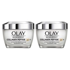 OLAY Regenerist Collagen Peptide 24+ Hydrating Moisturizer, 1.7 oz, 2-pack