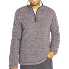 Orvis Men’s 1/4 Zip Fleece Lined Pullover (Medium, Grey)