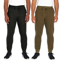 Orvis Men's Fleece Lined Jogger 2-pack, Black, X-Large