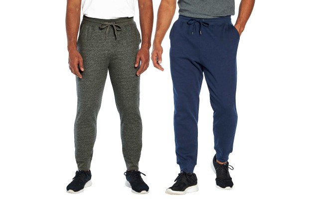  Men's Fleece Lined Jogger 2-pack, Blue, 3XL