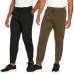  Men's Fleece Lined Jogger 2-pack, Black, Large