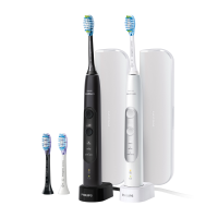 Philips Sonicare PerfectClean Rechargeable Toothbrush, 2-pack, Black