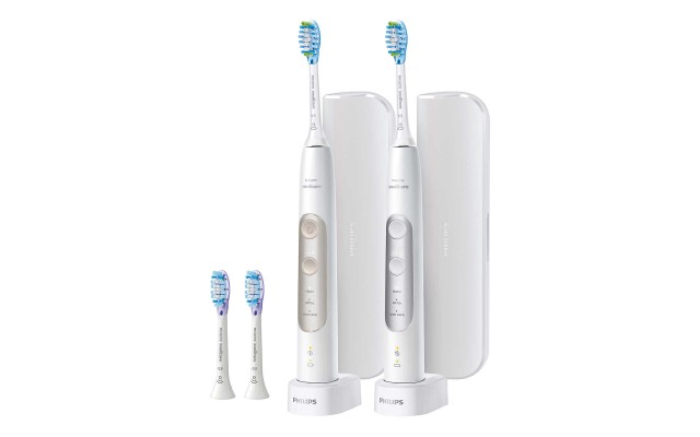  PerfectClean Rechargeable Toothbrush, 2-pack, White