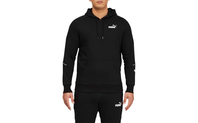  Men's Hoodie, Black, Large