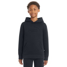 PUMA Youth Unisex Fleece Hoodies Blue / Black / Gray