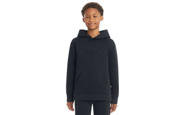  Youth Unisex Fleece Hoodies Blue / Black / Gray, Black, Large