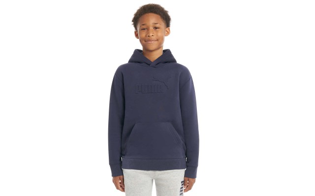  Youth Unisex Fleece Hoodies Blue / Black / Gray, Blue, Large